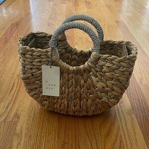 A New Day Straw Bag NWT
